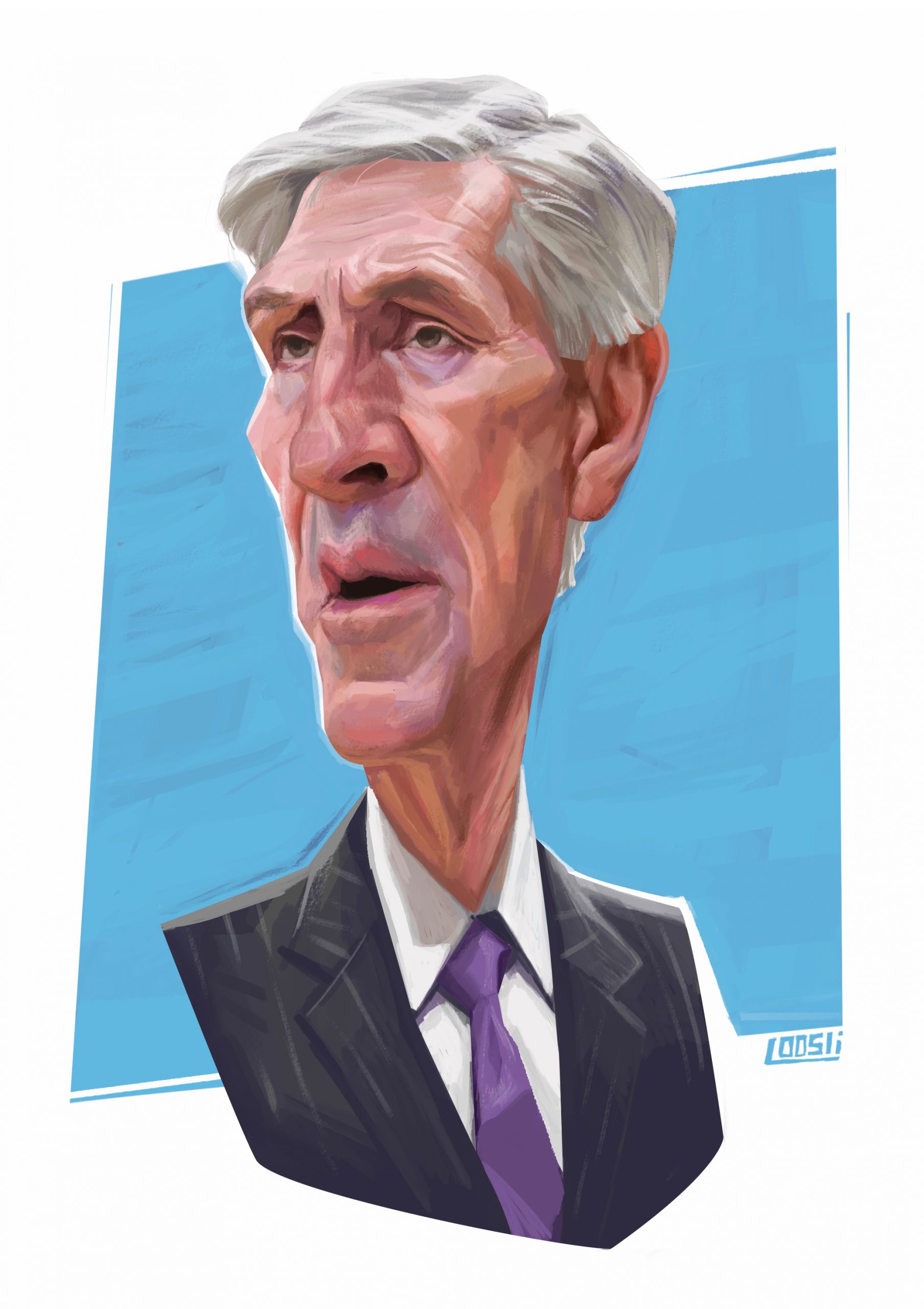 Jerry Sloan Blake Loosli Illustration